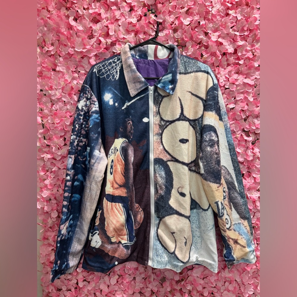 Kobe and Jordan zip up jacket